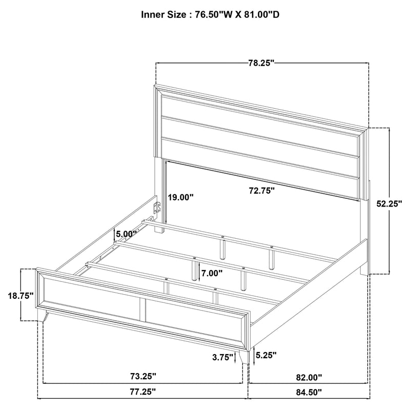 Welsley Eastern King & Queen Bed - Theo's Factory Direct Mattress & Furniture (Columbus, OH)