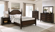 Andover Four-Poster Panel Bed - Theo's Factory Direct Mattress & Furniture (Columbus, OH)