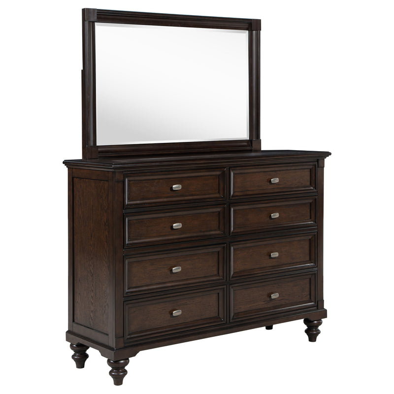 Andover Dresser with Mirror - Theo's Factory Direct Mattress & Furniture (Columbus, OH)