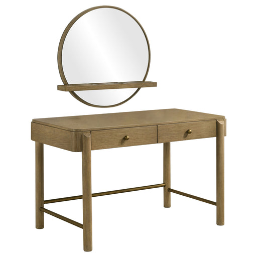 Arini Makeup Vanity Table with Wall Mirror - Theo's Factory Direct Mattress & Furniture (Columbus, OH)