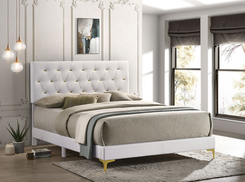 Kendall Upholstered Panel Bed - Theo's Factory Direct Mattress & Furniture (Columbus, OH)