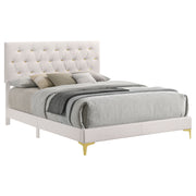 Kendall Panel Bed E.King, & Queen Black & White - Theo's Factory Direct Mattress & Furniture (Columbus, OH)