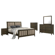Wilkes 4 & 5 Piece E.King, Queen, Twin, & Full Bedroom Set - Theo's Factory Direct Mattress & Furniture (Columbus, OH)