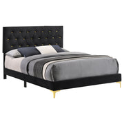 Kendall Panel Bed E.King, & Queen Black & White - Theo's Factory Direct Mattress & Furniture (Columbus, OH)