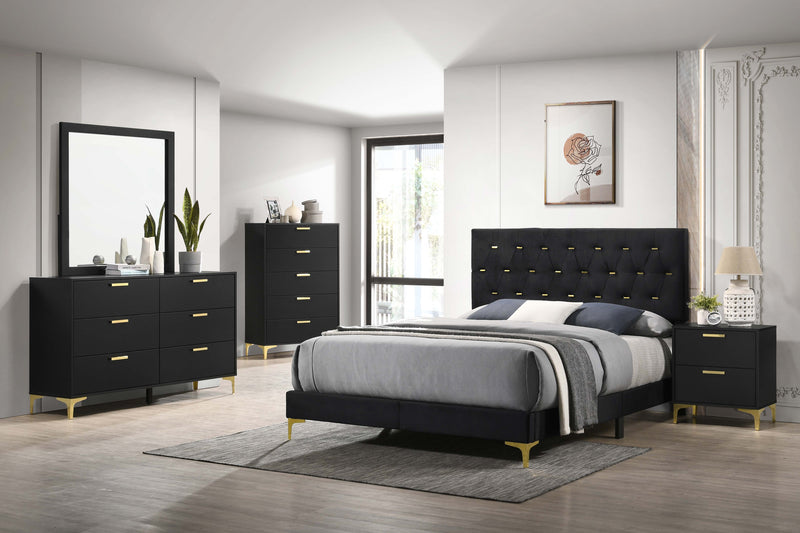 Kendall Upholstered Panel Bed - Theo's Factory Direct Mattress & Furniture (Columbus, OH)