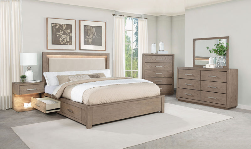 Kenora 4 & 5 Piece Bedroom Set E.King, Queen, & Cal.king - Theo's Factory Direct Mattress & Furniture (Columbus, OH)