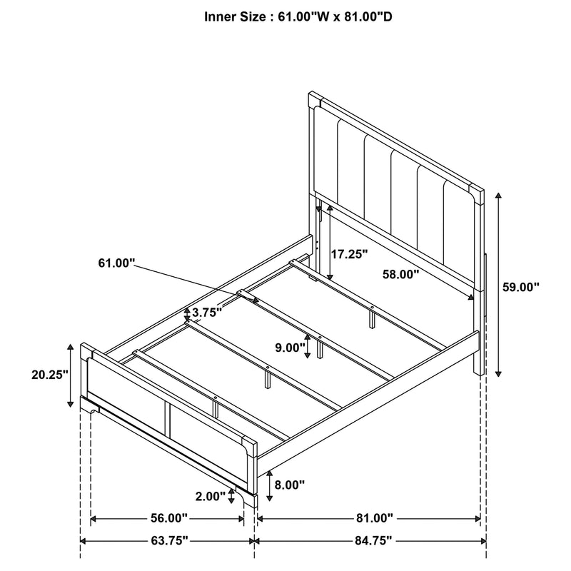 Gran Park Panel Bed - Theo's Factory Direct Mattress & Furniture (Columbus, OH)