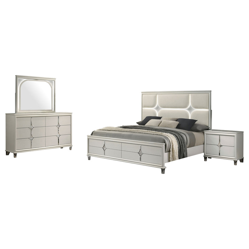 Olivia 4 Pc Bedroom Set - Theo's Factory Direct Mattress & Furniture (Columbus, OH)