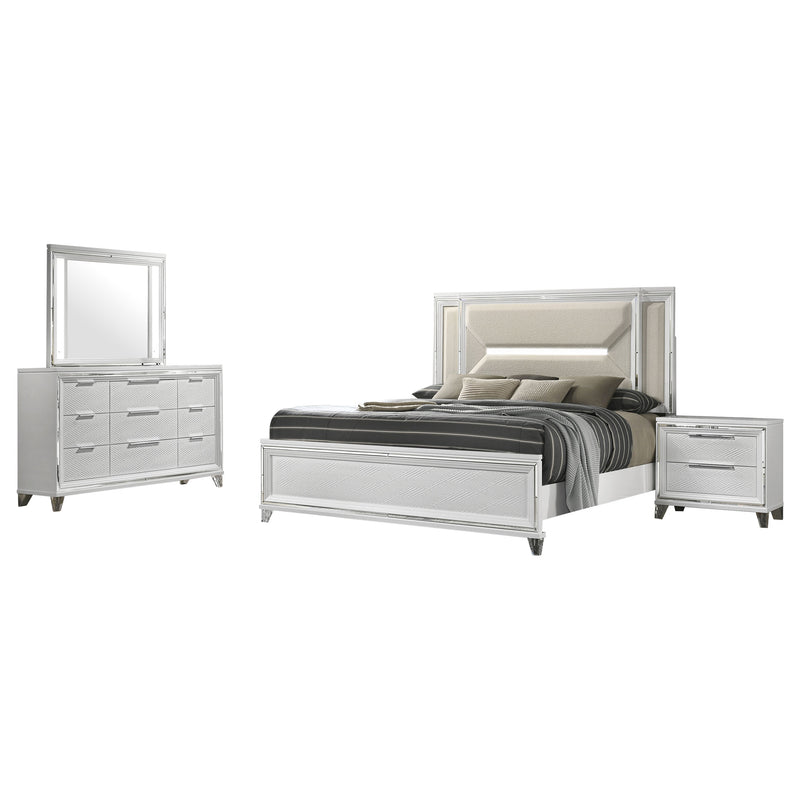 Marmore 4 & 5 Pc E.king, Cal.king, & Queen Bedroom Set - Theo's Factory Direct Mattress & Furniture (Columbus, OH)