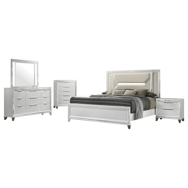 Marmore 4 & 5 Pc E.king, Cal.king, & Queen Bedroom Set - Theo's Factory Direct Mattress & Furniture (Columbus, OH)