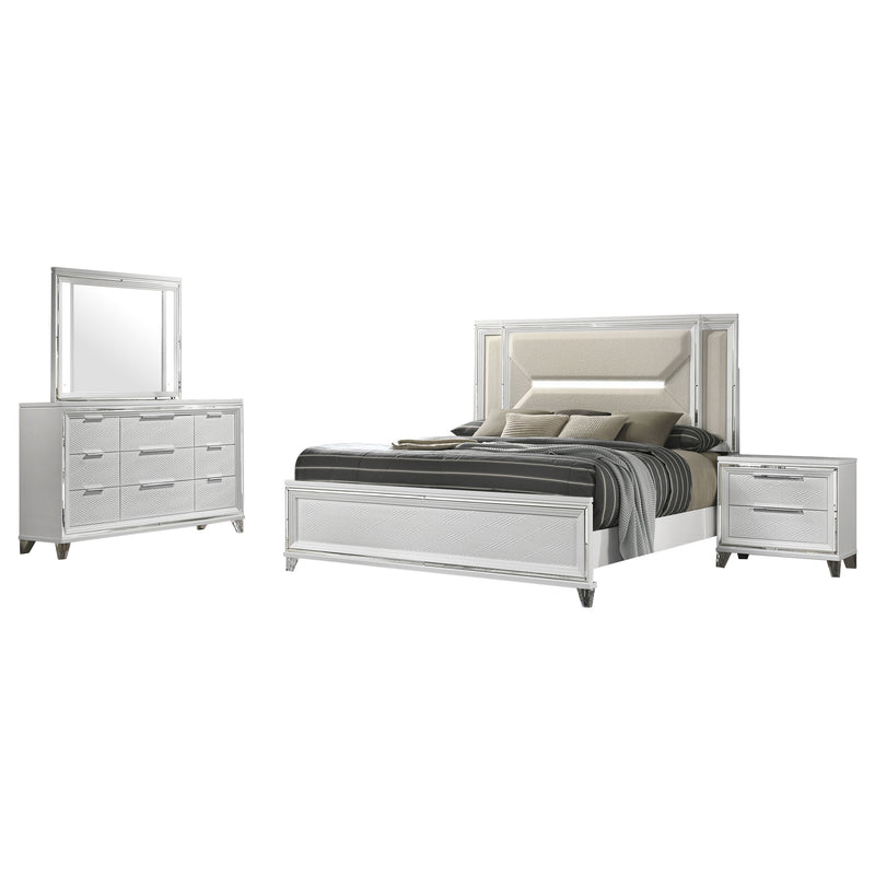 Marmore 4 & 5 Pc E.king, Cal.king, & Queen Bedroom Set - Theo's Factory Direct Mattress & Furniture (Columbus, OH)