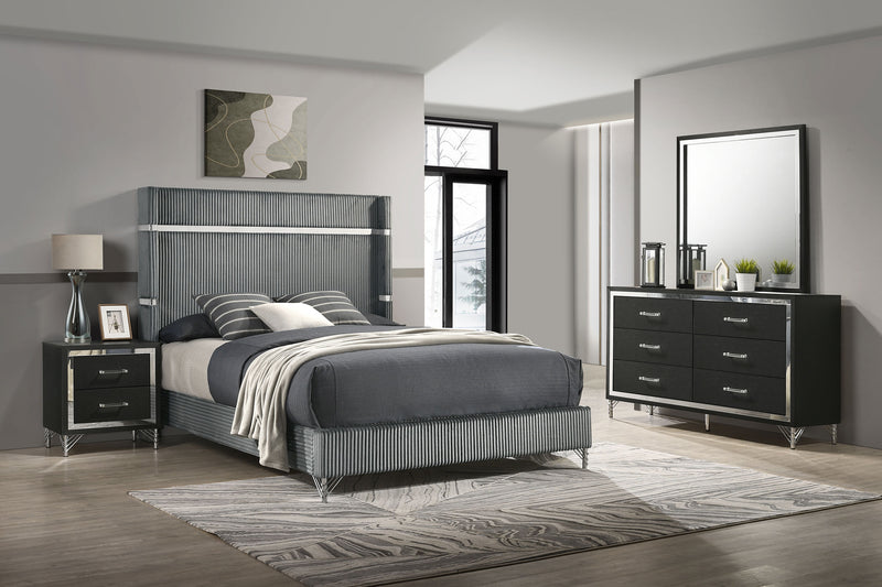 Lucia 4 Pc Bedroom Set - Theo's Factory Direct Mattress & Furniture (Columbus, OH)