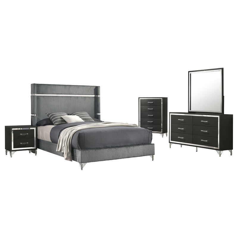 Lucia 5 Pc Bedroom Set - Theo's Factory Direct Mattress & Furniture (Columbus, OH)