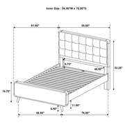 Robyn Panel Platform Bed - Theo's Factory Direct Mattress & Furniture (Columbus, OH)