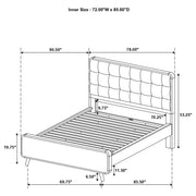 Robyn Panel Platform Bed - Theo's Factory Direct Mattress & Furniture (Columbus, OH)