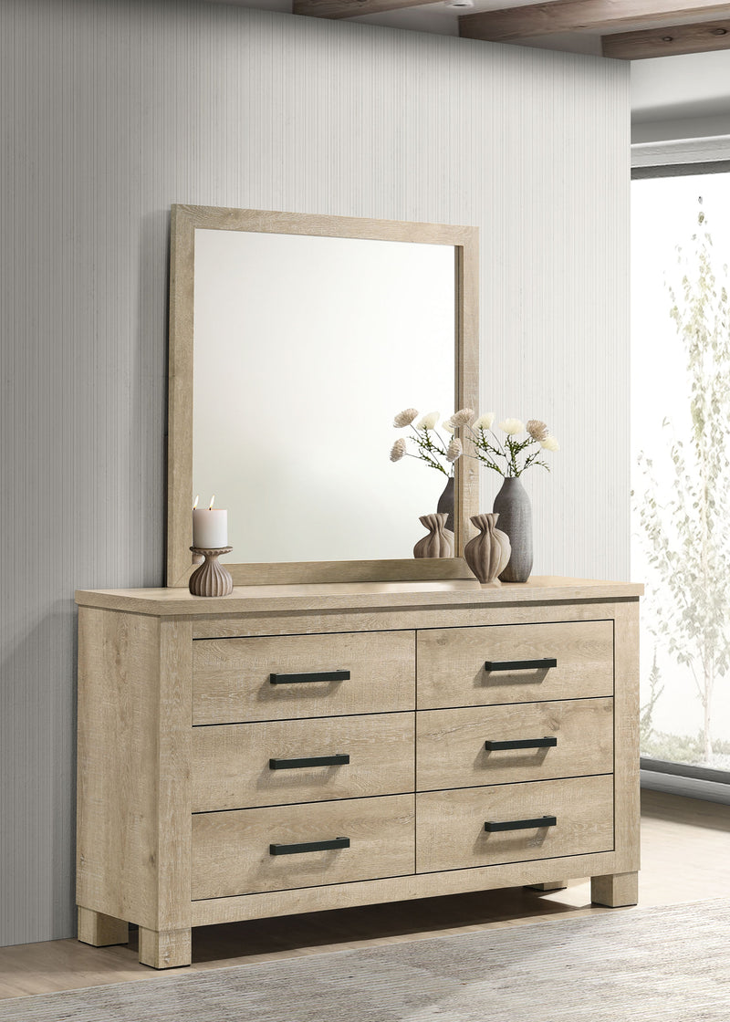 Oakglen Dresser With Mirrors - Theo's Factory Direct Mattress & Furniture (Columbus, OH)