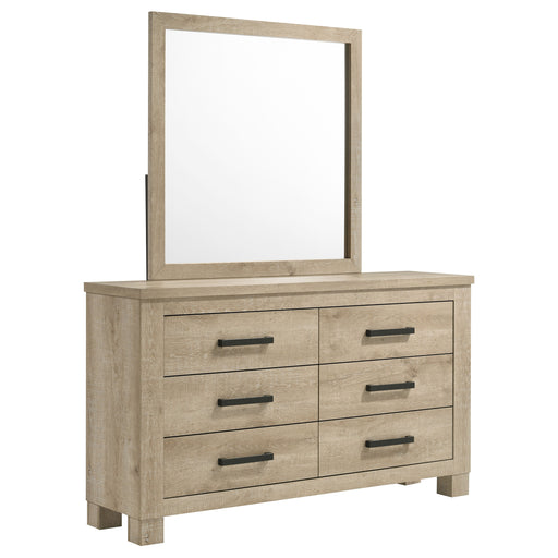Oakglen Dresser With Mirrors - Theo's Factory Direct Mattress & Furniture (Columbus, OH)