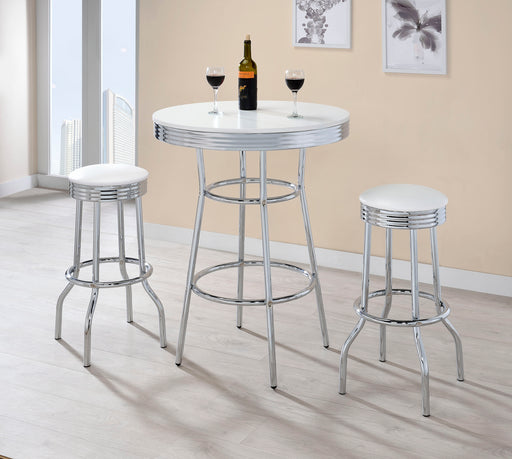 Retro Bar Table Set - Theo's Factory Direct Mattress & Furniture (Columbus, OH)