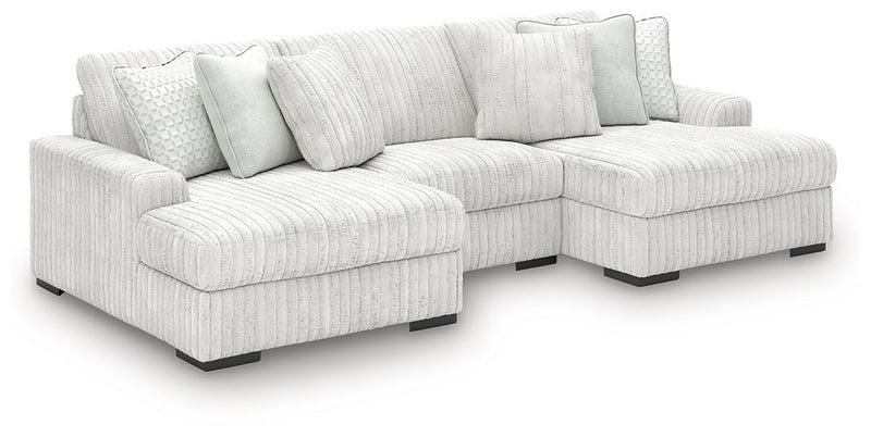 Stupendous Sectional with Double Chaise - Theo's Factory Direct Mattress & Furniture (Columbus, OH)