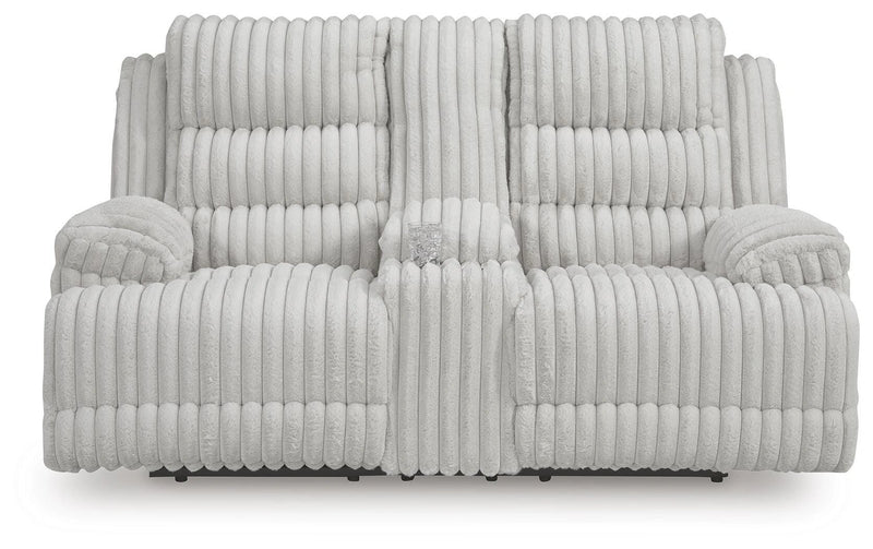 Rhines Falls Power Reclining Loveseat with Console