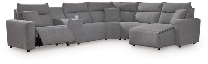 Modmax II Power Reclining Sectional with Chaise and Console