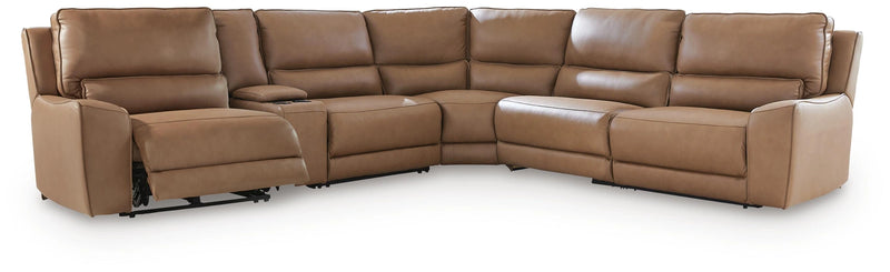 DeepWakes Reclining Sectional with Storage Console
