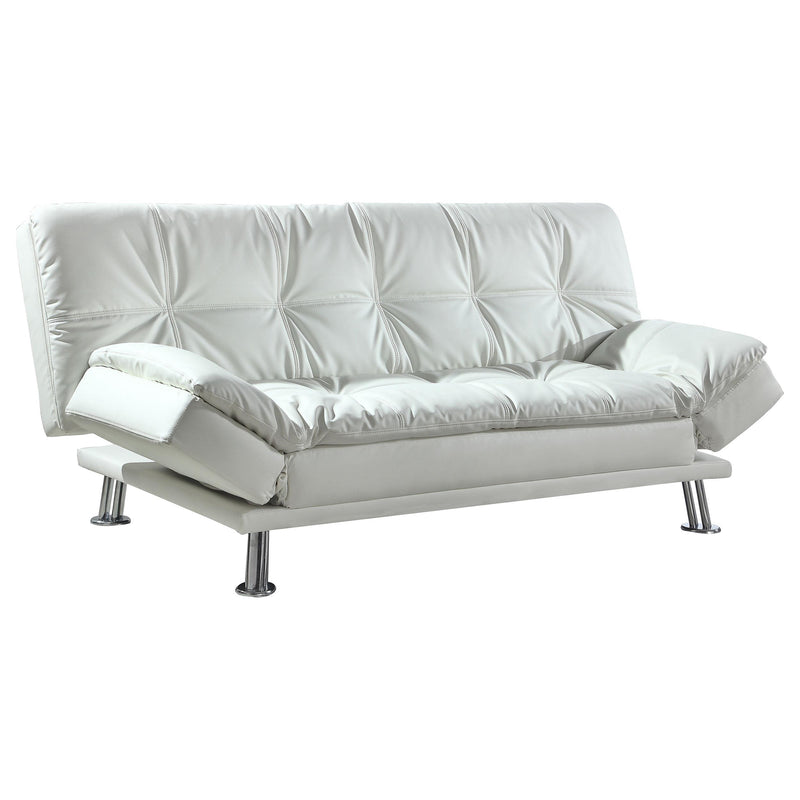 Dilleston Tufted Back Upholstered Sofa Bed Grey - Theo's Factory Direct Mattress & Furniture (Columbus, OH)