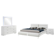 Jeremaine 5 Pc Bedroom Sets White - Theo's Factory Direct Mattress & Furniture (Columbus, OH)