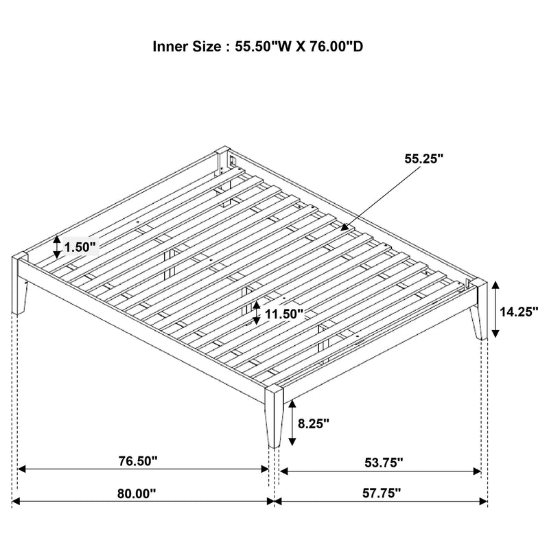 Hounslow Universal Platform Bed - Theo's Factory Direct Mattress & Furniture (Columbus, OH)