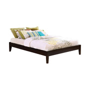 Hounslow California King, E.King, & Queen Universal Platform Bed Cappuccino - Theo's Factory Direct Mattress & Furniture (Columbus, OH)