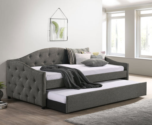 Sadie Upholstered Twin Daybed with Trundle - Theo's Factory Direct Mattress & Furniture (Columbus, OH)