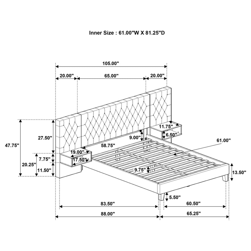 Marley Eastern King & Queen Bed - Theo's Factory Direct Mattress & Furniture (Columbus, OH)