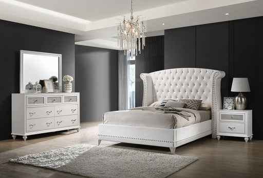 Barzini Bedroom Set White - Theo's Factory Direct Mattress & Furniture (Columbus, OH)
