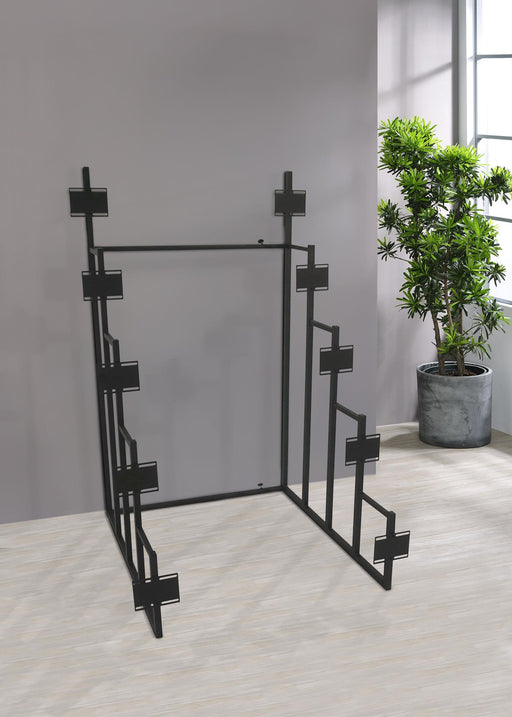 Duarto 5-tier Headboard Display Rack Black - Theo's Factory Direct Mattress & Furniture (Columbus, OH)