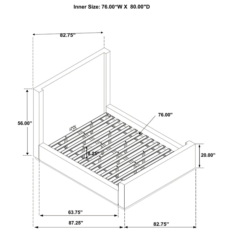 Nala Eastern King & Queen Bed - Theo's Factory Direct Mattress & Furniture (Columbus, OH)