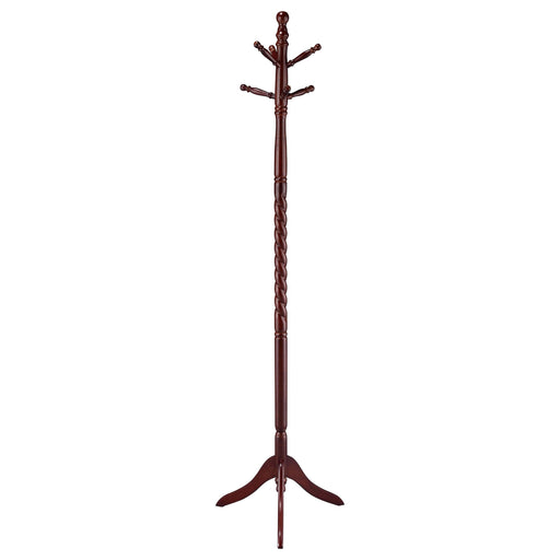 Riona 2-tier Coat Rack Merlot - Theo's Factory Direct Mattress & Furniture (Columbus, OH)