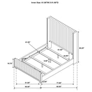Natasha California King, E.King & Queen Bed - Theo's Factory Direct Mattress & Furniture (Columbus, OH)