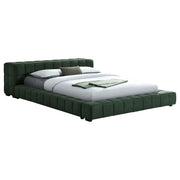 Trinity California King, E.king, Queen, & Full Bed Green & Light Taupe - Theo's Factory Direct Mattress & Furniture (Columbus, OH)