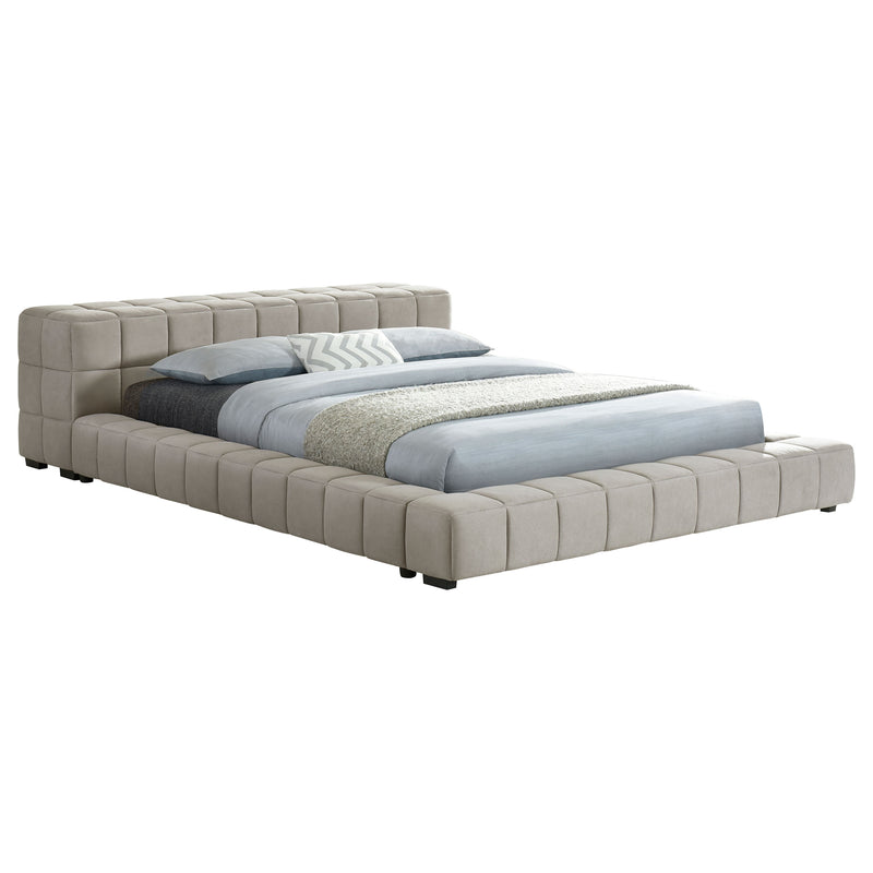 Trinity California King, E.king, Queen, & Full Bed Green & Light Taupe - Theo's Factory Direct Mattress & Furniture (Columbus, OH)