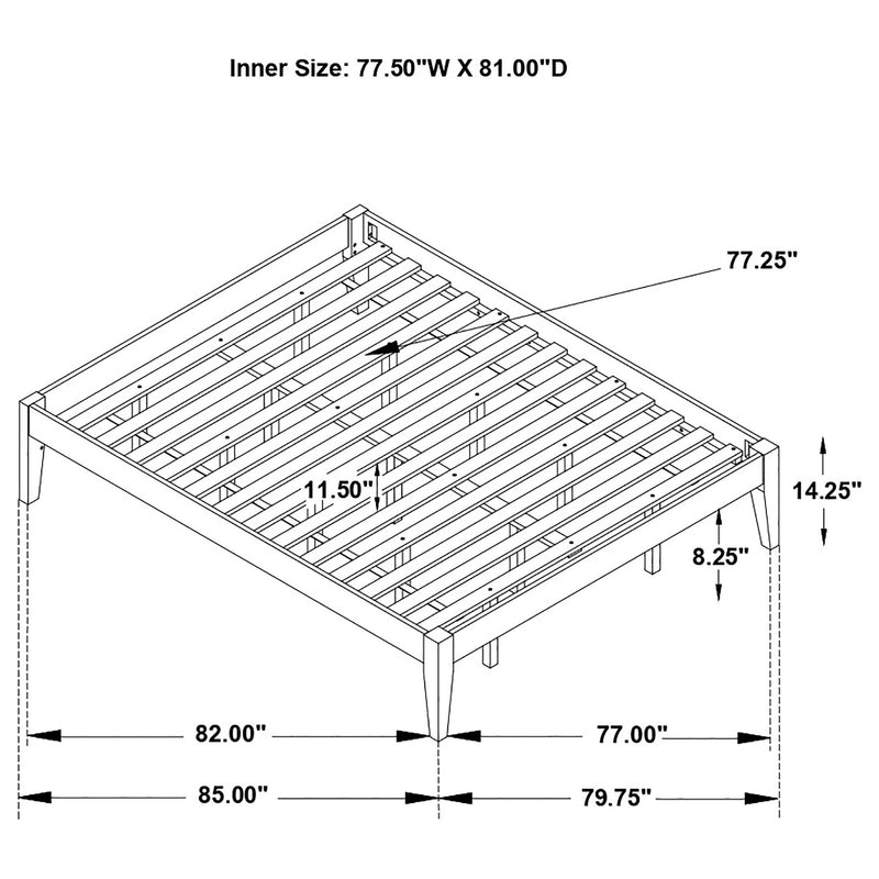 Hounslow Universal Platform Bed - Theo's Factory Direct Mattress & Furniture (Columbus, OH)