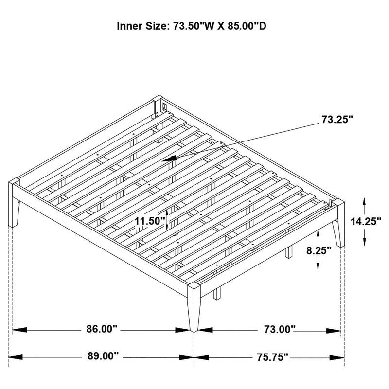 Hounslow Universal Platform Bed - Theo's Factory Direct Mattress & Furniture (Columbus, OH)