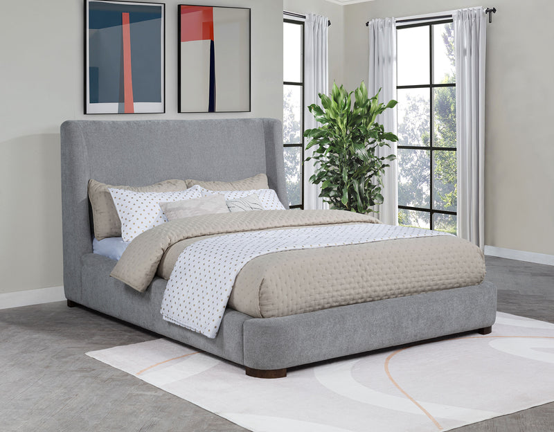 Rennes Wingback Platform Bed - Theo's Factory Direct Mattress & Furniture (Columbus, OH)