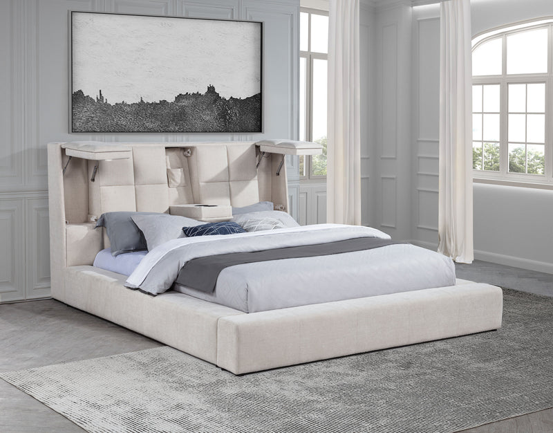 Dreux Panel Platform Bed - Theo's Factory Direct Mattress & Furniture (Columbus, OH)