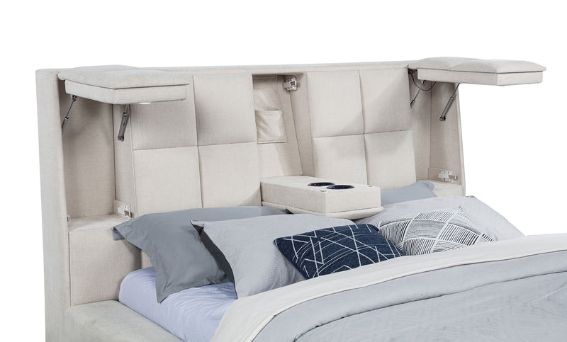 Dreux Panel Platform Bed - Theo's Factory Direct Mattress & Furniture (Columbus, OH)