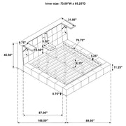 Dreux Panel Platform Bed - Theo's Factory Direct Mattress & Furniture (Columbus, OH)