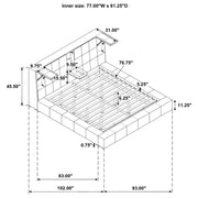 Dreux Panel Platform Bed - Theo's Factory Direct Mattress & Furniture (Columbus, OH)