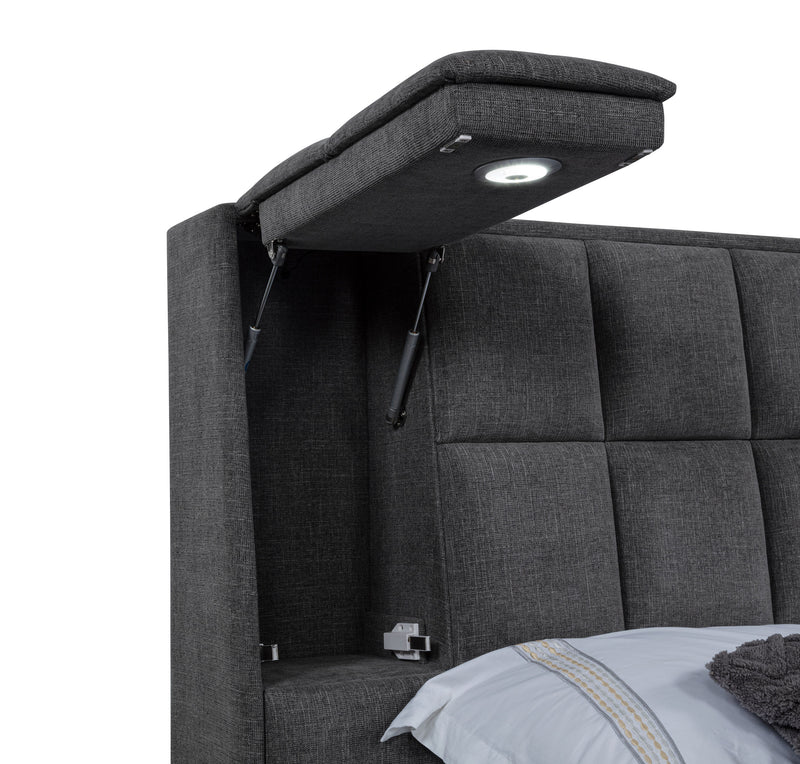 Dreux Panel Platform Bed - Theo's Factory Direct Mattress & Furniture (Columbus, OH)