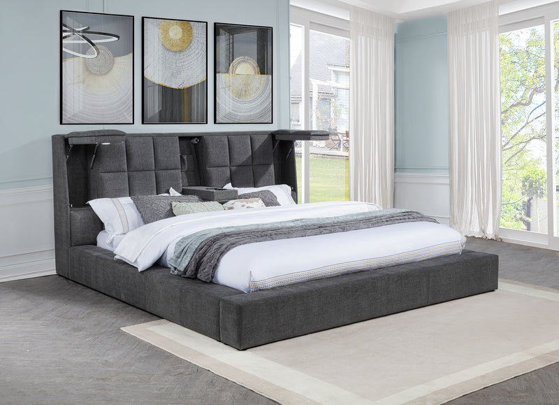Dreux Panel Platform Bed - Theo's Factory Direct Mattress & Furniture (Columbus, OH)