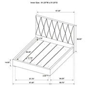 Delsea Panel Platform Bed - Theo's Factory Direct Mattress & Furniture (Columbus, OH)
