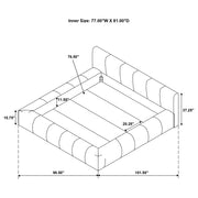 Wilshire Panel Platform Bed - Theo's Factory Direct Mattress & Furniture (Columbus, OH)